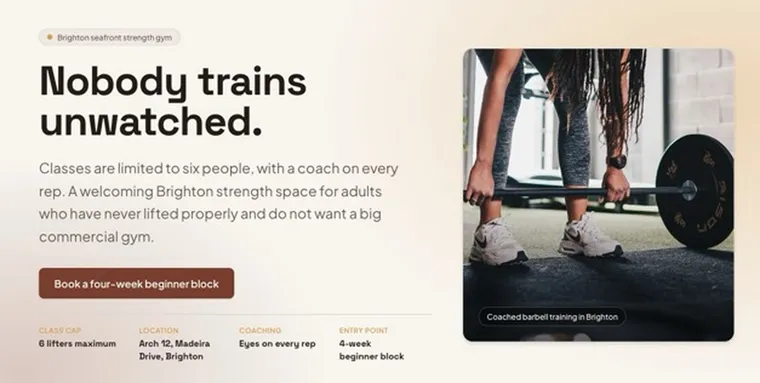 Groundwork Strength, a gym in Brighton