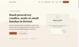 Ember & Wick, ein Kerzenstudio in Bristol